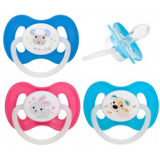 CANPOL BABIES silicone pacifier symmetrical Bunny & Company 0-6m 23/268