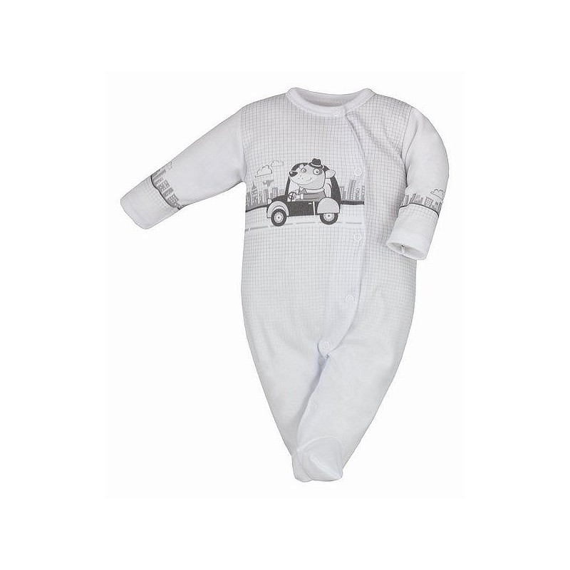 KOALA JUSTIN romper long sleeve white 74 size 04-891