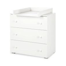 KLUPS PAULA chest of drawers, white