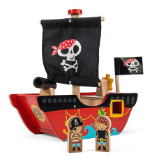 Le Toy Van Little Capt'n Pirate Boat TV344