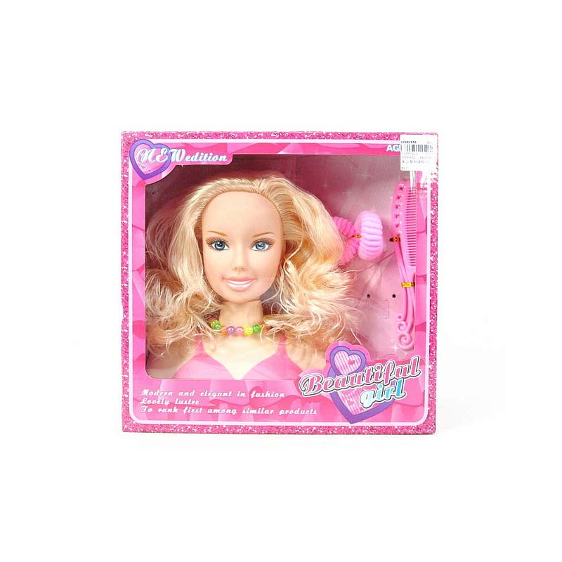 BIGTOYS Doll head with accessories BZES3690 3+