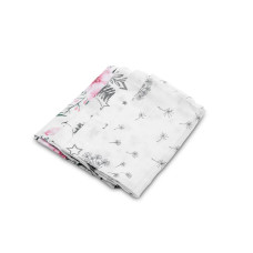 SENSILLO Muslin swaddle set 35x35cm PINK 09926