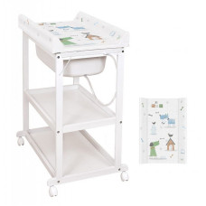 CEBABABY LAURA changing table with bath My Dog blue-green