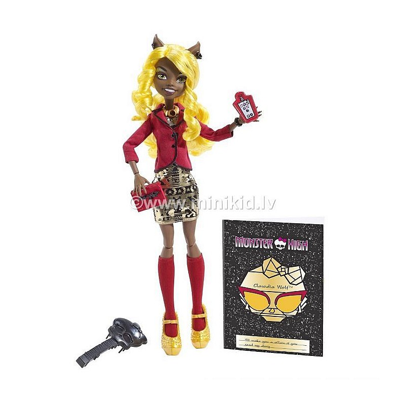 MATTEL MONSTER HIGH Lelle "Clawdia Wolf", BLX22