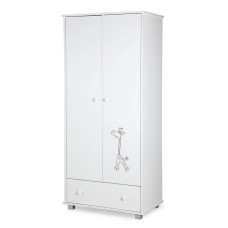 KLUPS SAFARI ŻYRAFKA wardrobe white