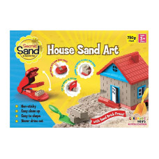 GERARDOS TOYS Secret Sand House Sand Art with base and 9 forms 750g 3y+ 56401