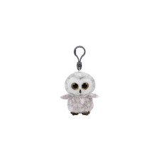 TY Beanie Boos Toy - Keychain WHITE OWL OWLETTE 8cm, TY35020