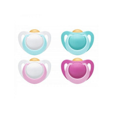 NUK Air System Latex orthodontic soother shape GENIUS 0-2mes, 2 pcs., SU80