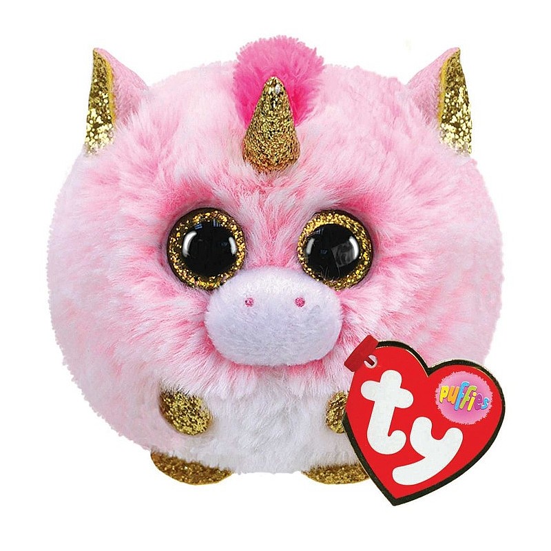 TY PUFFIES soft toy Fantasia unicorn puf 8cm, TY42508