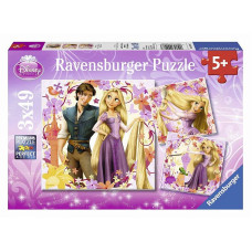 Ravensburger puzzle 3x49 Rapunzel R 09298