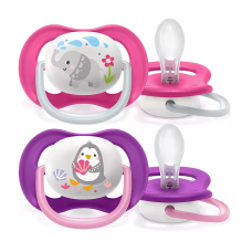 PHILIPS AVENT ULTRA AIR ANIMALS Symmetrical silicone pacifier 6-18M 2pcs, SCF080/08