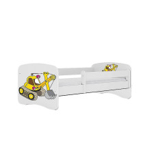 KOCOT KIDS Bed babydreams white Digger without drawer with mattress 160/80