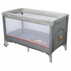 BABY MIX bed for travel, HR-8052-182 grey