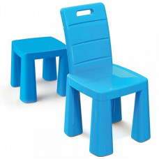 3TOYSM Childrens plastic chair, 4691 blue SALE