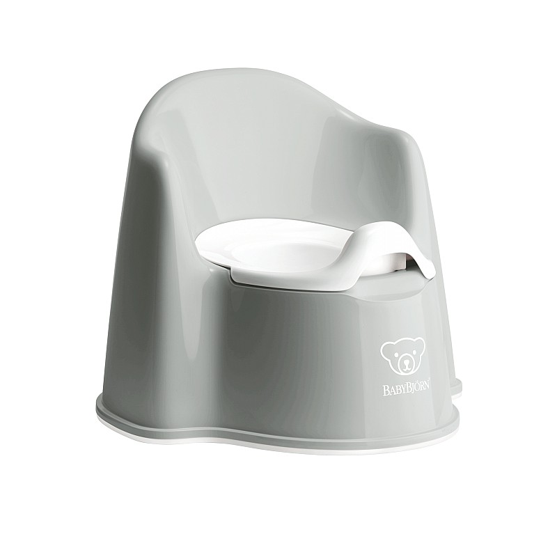 BABYBJORN Potty-chair Grey/White 055225