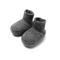 LORITA merino wool Slipper 10cm, 1717 grey SALE