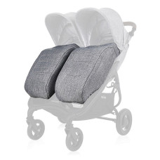 VALCO BABY Boot Cover for Snap Duo Trend stroller Grey Marle 0045