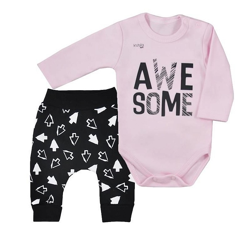 KOALA AWESOME pants with bodykit 68 size 06-731 pink