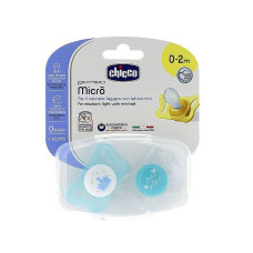 CHICCO Physio Micro pacifier 0-2 m, blue 75121.21 SALE