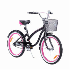 TOMABIKE Children's bicycle 20" XXIII CRUISER BLACK/PINK