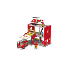 VIGA FIRE STATION Wooden Fire Station 350 * 280 * 255mm 3g + 50 828