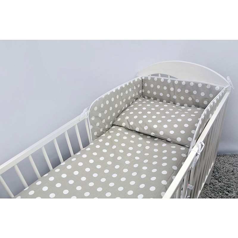 ANKRAS DOTS bed linen 5 parts 135x100sm - 180cm - gray