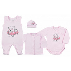 KOALA SPIACY MIS set of 4 parts size 50, 08-735 pink