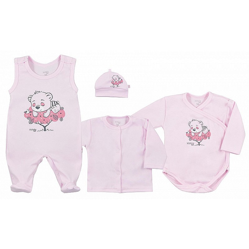 KOALA SPIACY MIS set of 4 parts size 50, 08-735 pink