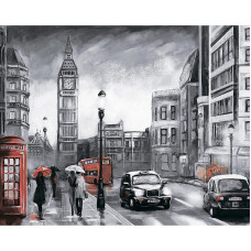 TSVETNOY Diamond painting 40x50cm London in the Rain, LG250e