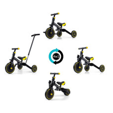 MILLY MALLY OPTIMUS PLUS Tricycle 4in1 Black