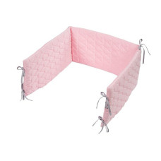 KLUPS VELVET KIDS rim for cots 180x30sm V101 Pink