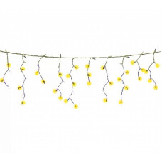 200 LED Christmas garland "Icicles", 7,5m., Warm light, 2022Y