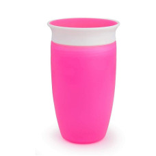 MUNCHKIN Sippy krūzīte, rozā, Miracle 360, 12m+, 296ml, 01102902