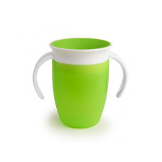 MUNCHKIN cup with handles, Miracle 360, green, 6m+, 207 ml, 01244302