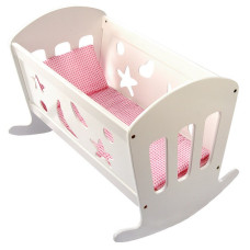 BINO Doll cradle with linens 83699