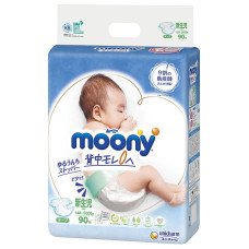 MOONY autiņbiksītes NB 0-5kg 90 gab