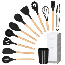 MPORT Kitchen Tool Set, Black