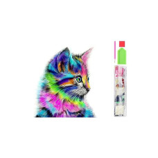 MPORT Diamond mosaic with applicator - "Kitten"