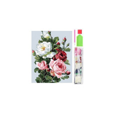 MPORT Diamond mosaic with applicator - "Flowers" KR132