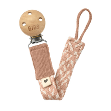 BIBS Pacifier Clip Blush/Ivory