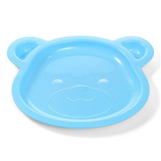 BABYONO plate BEAR, 1073/02 turquoise