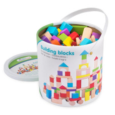 Building blocks in a drum - 100 pcs