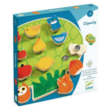 Educational wooden game - Clipaclip