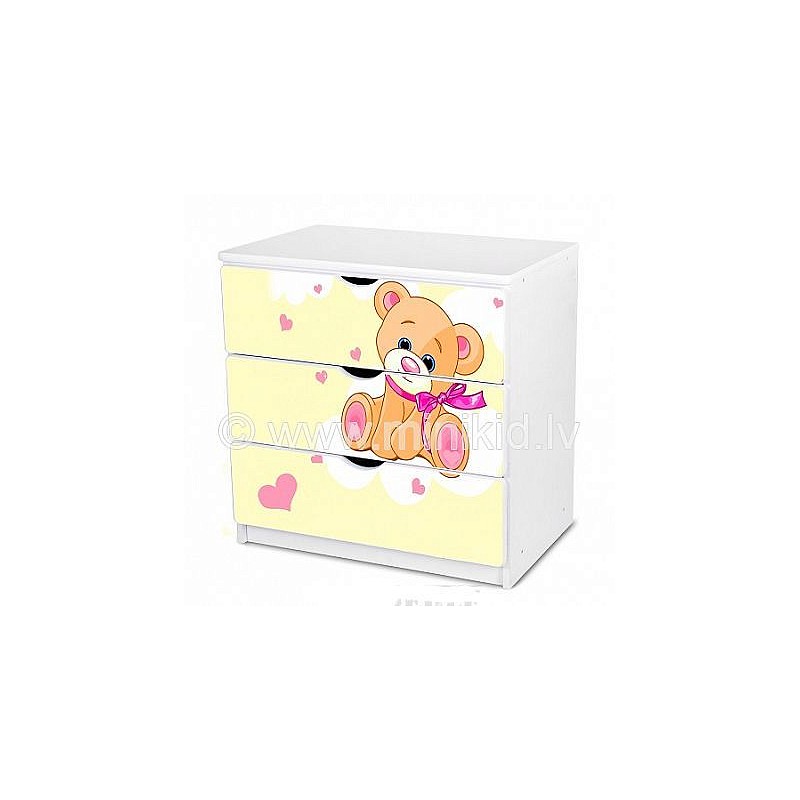 NOBIKO dresser Bear, yellow