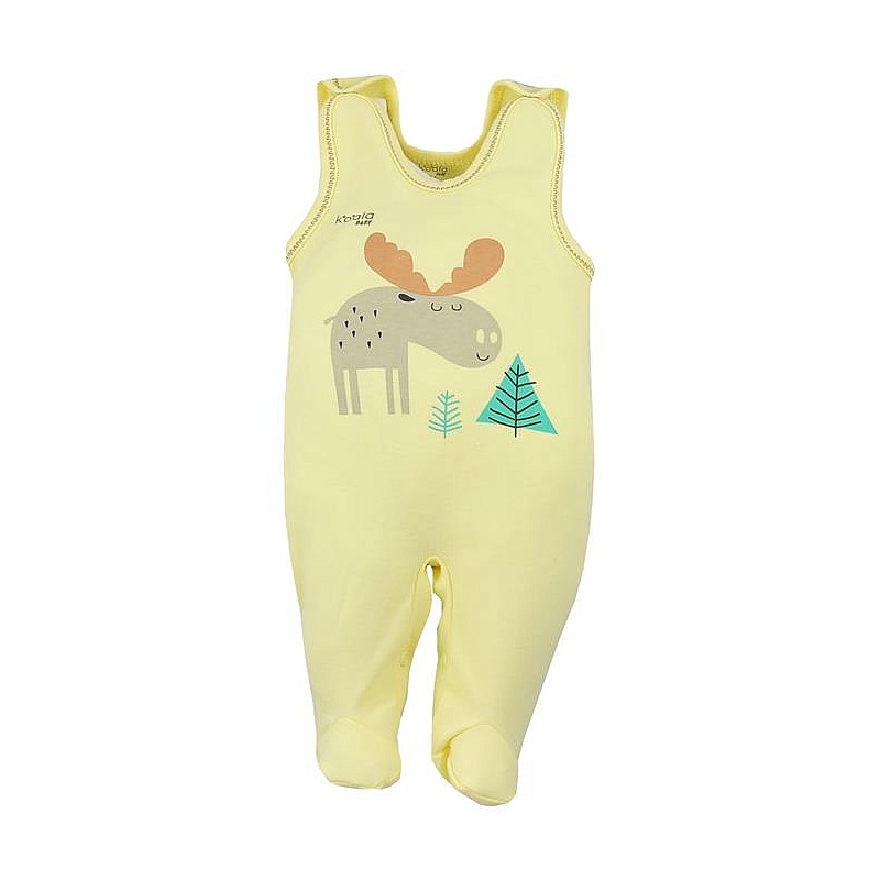 HAPPY KOALA BABY sleeveless Romper size 80 07-488 yellow