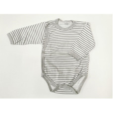 ZUZIA body 62 size,JEŽ 1710/62 white/grey stripes