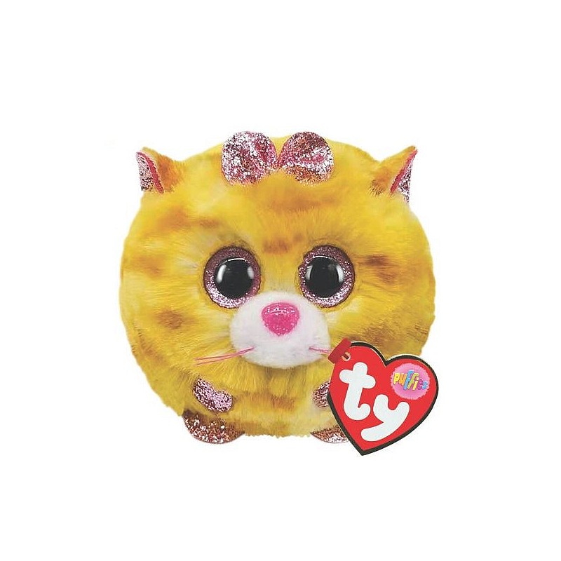 TY PUFFIES Soft toy Tabitha cat puf 8cm, TY42507