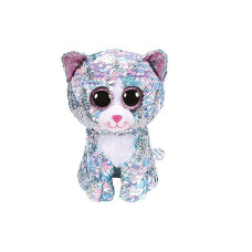 TY Flippables Toy WHIMSY SEQUIN CAT reg 24cm, TY36786