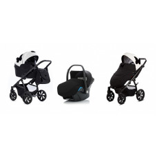 TUTIS AERO Kuzminskaitė Edition universal stroller 3in1, 117 Black Butterfly