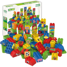 BiOBUDDi building blocks with two base plate 60pcs., BB-0008